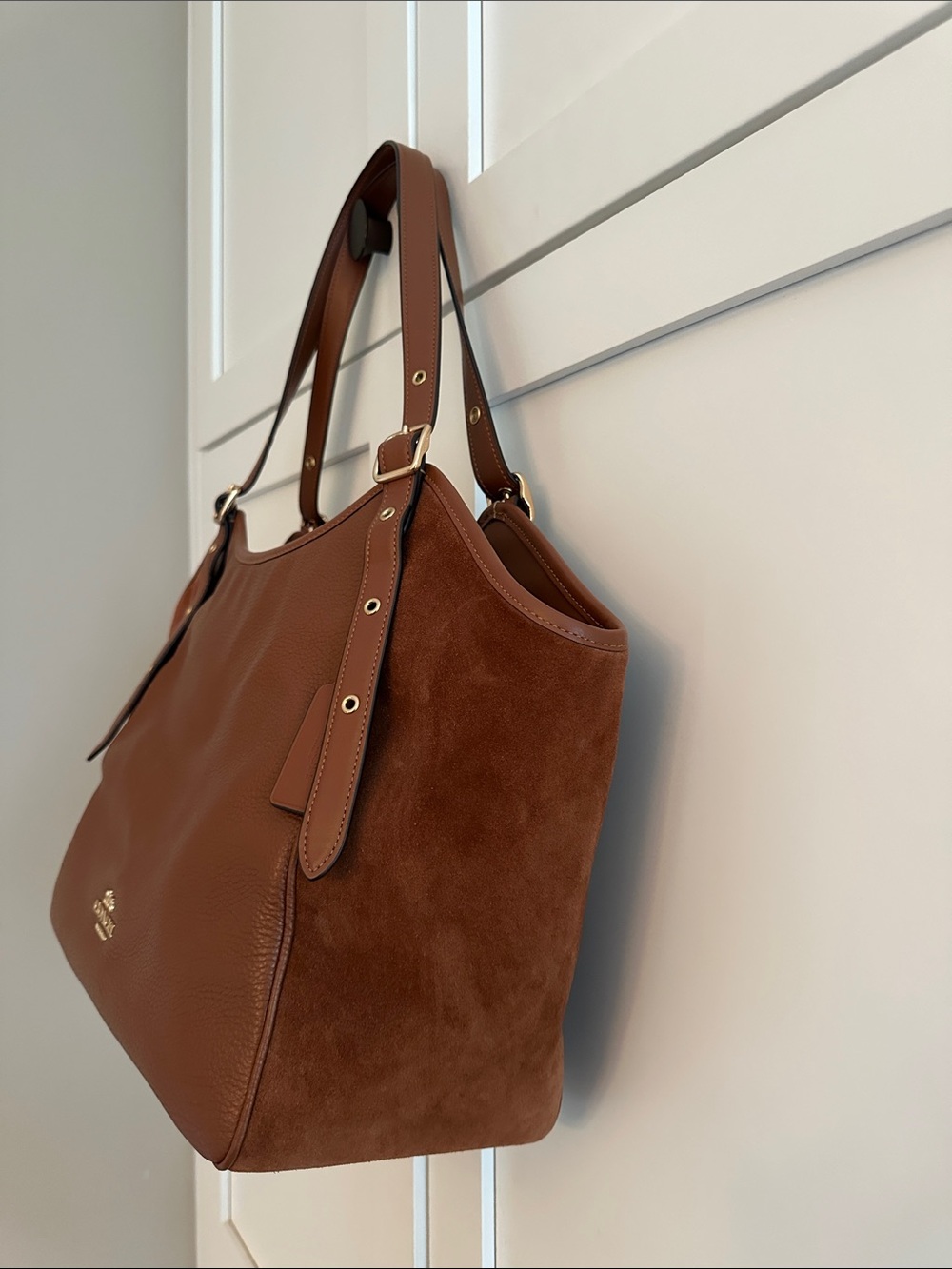 COACH MEADOW SHOULDER BAG -Suede and leather - Picture 2 of 8